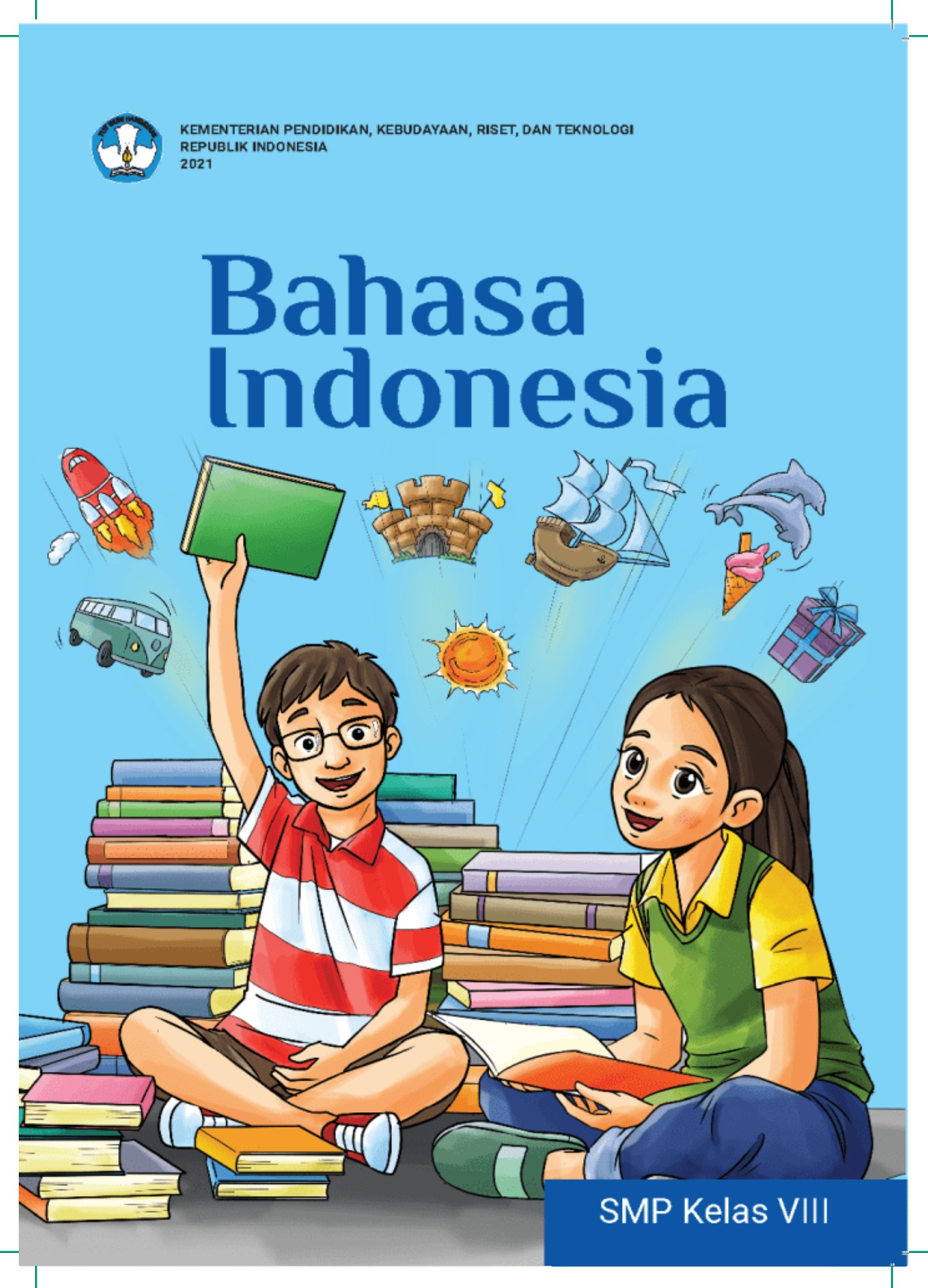 Cover buku BAHASA INDONESIA